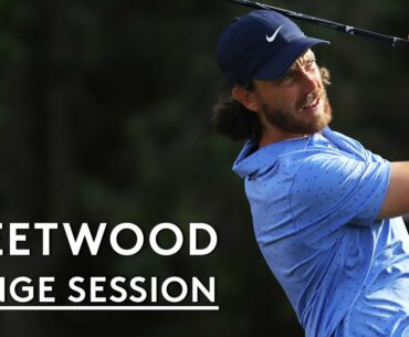 Tommy Fleetwood's full range session with TopTracer