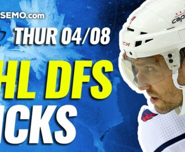 NHL DFS PICKS: DRAFTKINGS & FANDUEL DAILY FANTASY HOCKEY STRATEGY | TODAY THURSDAY 4/8