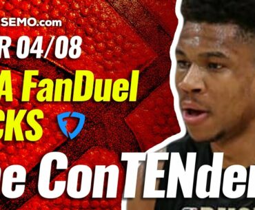 FANDUEL NBA DFS PICKS TODAY | Top 10 ConTENders Thu 4/8 | NBA DFS Simulations