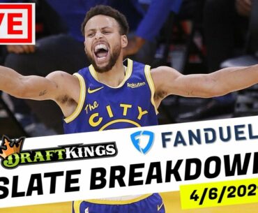 NBA DFS 4/6/2021 Slate Picks, Breakdown & Discussion | FanDuel DraftKings Yahoo PrizePicks