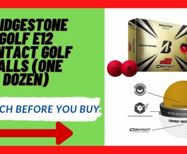 Bridgestone Golf e12 Contact Golf Balls (One Dozen)