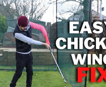 EASILY FIX The Chicken Wing In Your Golf Swing - Fix The Root Cause