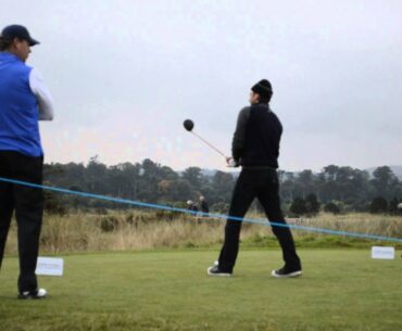 Luke Wilson Tees Off at 9 at the Dunhill Links 2013 Round 2