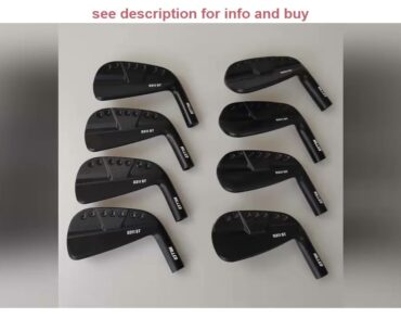 Best 0311ST golf club black golf irons set 4-9W 7pcs steel shaft Or graphite shaft with rod cover f