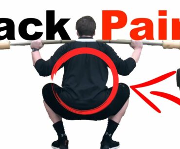 Fixing Low Back Pain when Squatting (A POWERLIFTER'S STORY!)