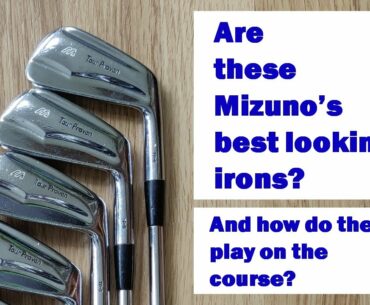 Mizuno Tour Proven TP-9, playing 9 holes with classic Mizuno blades, and a Golden Goose putter.