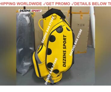 [Promo] $238.8 DEZENS 2020 New Fashion Golf Bag Golf Standard bag Stuff Golf Set