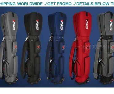 [Cheap] $65.59 PGM Golf Aviation Bag with Wheels Multi Function Ultra light Golf Bag Travel Bag Lar