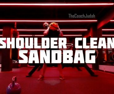 Sandbag Shoulder Clean