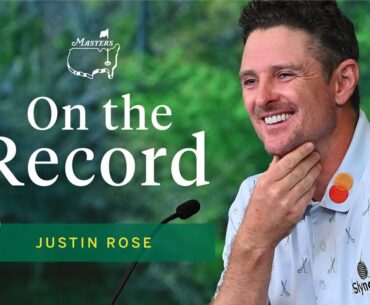 Justin Rose Describes His Tournament-Leading Round | The Masters