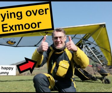 Flying to Exmoor in a PeaBee - A wonderful flight