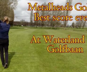 Beste score ever on Waterland golfbaan