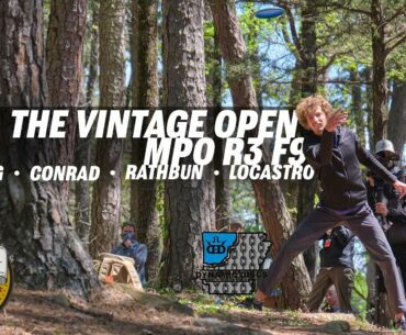 2021 Vintage Open | Final RD F9 | Heimburg, Conrad, Rathbun, Locastro | GKPRO Disc Golf