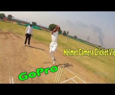 Good Bowling Attack [ Batsman Helmet Camera Cricket View]