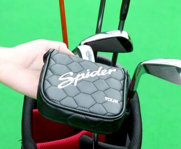 Golf Heel Shafted Mallet Putter Headcover