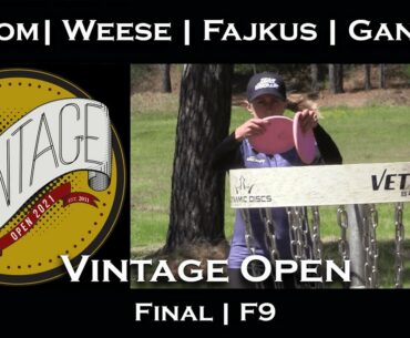 ARP | 2021 Vintage Open | Sarah Hokom : Jessica Weese : Lisa Fajkus : Missy Gannon | Final/F9 |