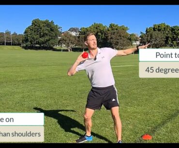 Shot Put Lesson for Primary Teachers and children