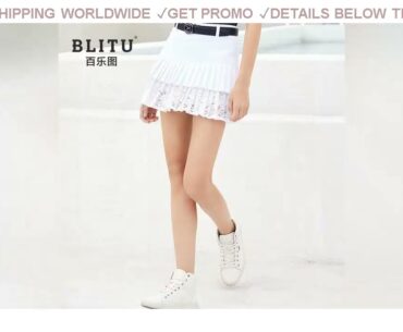 [Promo] $58.33 2020 NEW Womens Golf Skirt Lace Pleated Skirt Summer Casual Athletic Sports Short Sk