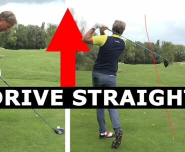 A SIMPLE TRICK To Help With Your DRIVER ALIGNMENT in GOLF - Drive straight!