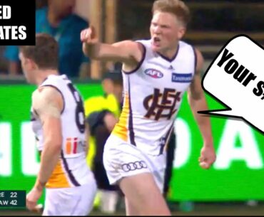 AFL “HEATED TEAMMATES” moments