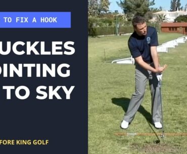 Fix A Golf Hook By Pointing Your Knuckles Upwards