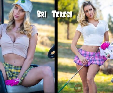 Beautiful Woman In Golf - Bri Teresi #Golf #Golfswing #Golfgirl