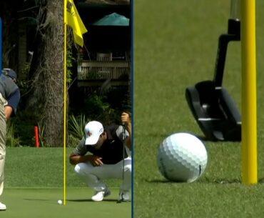 Si Woo Kim’s ruling on cliffhanger putt that finally drops