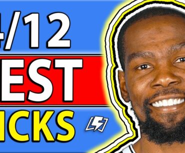 DRAFTKINGS NBA PICKS Monday April 12th PICKS | NBA BETTING PICKS 2021