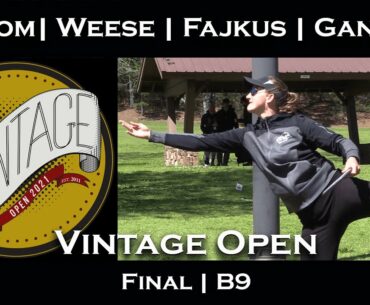 ARP | 2021 Vintage Open | Sarah Hokom : Jessica Weese : Lisa Fajkus : Missy Gannon | Final/B9 |