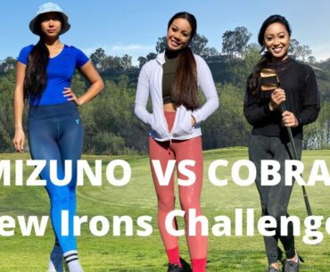 NEW IRONS CHALLENGE - Mizuno VS Cobra Irons ft. @Tisha Alyn