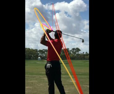 Tiger Woods Shot Tracer (Video Cred: Shot Tracer App) Babel Base Drop