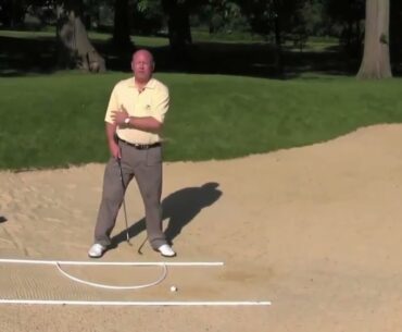 Improving Golf Shots - Variable Rotary Bunker Shot