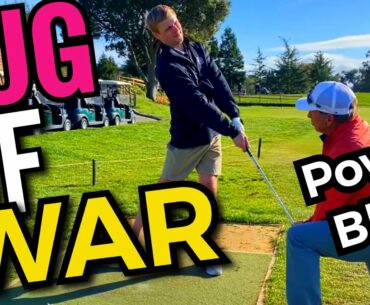 TUG of WAR Golf Swing Spine Angle Lesson