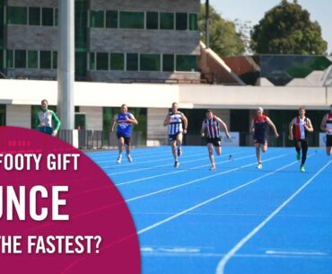 Who is the fastest -  Fox Footy Gift I Bounce