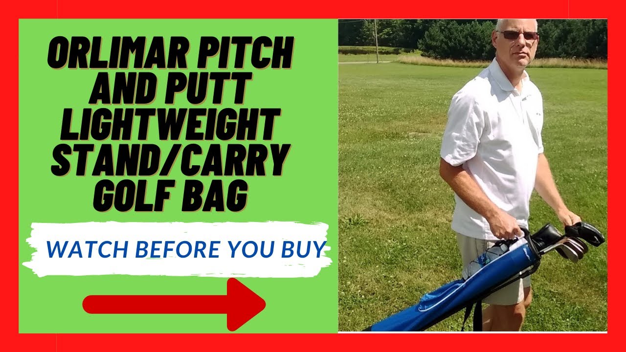 Orlimar Pitch 'N Putt Golf Lightweight Stand Carry Bag