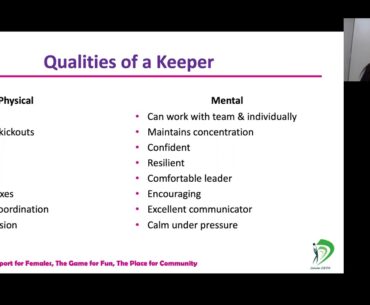 Coach The Keeper - The Coaches Perspective