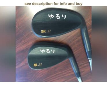 Buying Guide New Golf Clubs Yururi Golf Wedge  53 Gegrees Dynamic Gold R300 Steel shaft Clubs Free