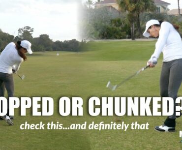 TOPPING YOUR GOLF SHOTS? (Check this and definitely that)