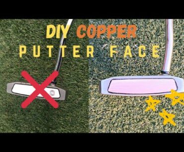 Copper putter face replacement