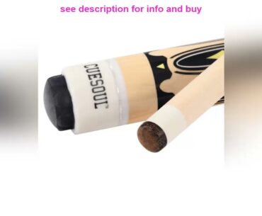 Review CUESOUL 21OZ Pool Cue Stick with Free Gift For you!! Cue Towel+Billiard Gloves+Chalk Pen+Bil