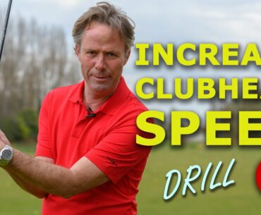 INCREASE YOUR CLUB HEAD SPEED with ONE easy drill - This works for all your golf clubs!