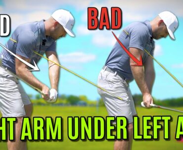 Right Arm Under Left Arm | My Best Swing Advice