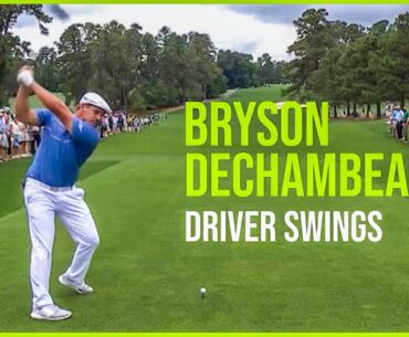 Bryson DeChambeau Monster Driver Swings From Masters 2021