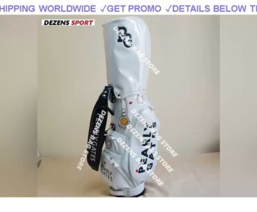 [Deal] $235 DEZENS NEW PU Waterproof White/Blue/Red Golf Bag High Quality PU Leather Full Men Women