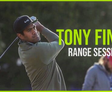 Tony Finau | Range Session (Wedge to Driver) | Warm up Swings