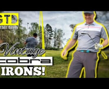 Playing Golf with RETRO COBRA IRONS! - Course Vlog - Golf Test Dummy