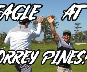 MATT JUST HIT ONE OF THE SHOTS WE ALL DREAM ABOUT!/COACH VS MR.SHORTGAME FROM TORREY PINES