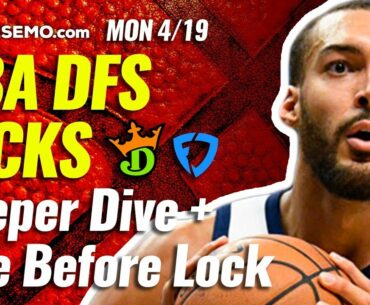 NBA DFS & BETTING PICKS: DAILY FANTASY BASKETBALL NEWS | TODAY MONDAY 4/19