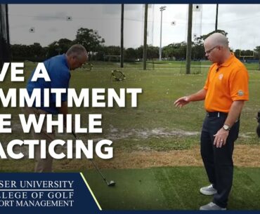 Have A Commitment Line When You Are Practicing