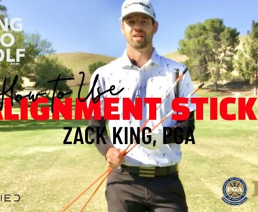 5 Methods to use Alignment Sticks | Golf Instruction for beginners to advanced | KingProGolf